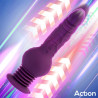 ACTION Gode Vibrant Va-et-Vient Booster 12 x 4.2cm